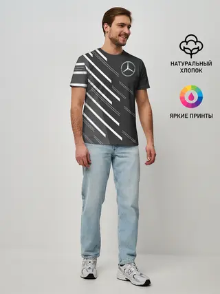 Мужская базовая футболка / MERCEDES BENZ SPORT