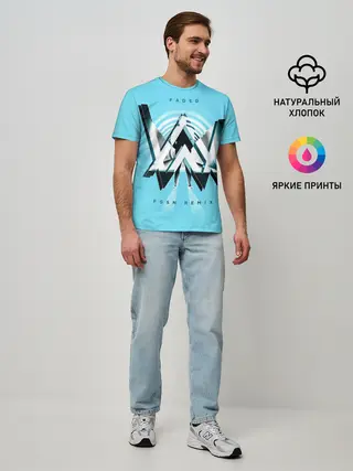 Мужская базовая футболка / Alan Walker