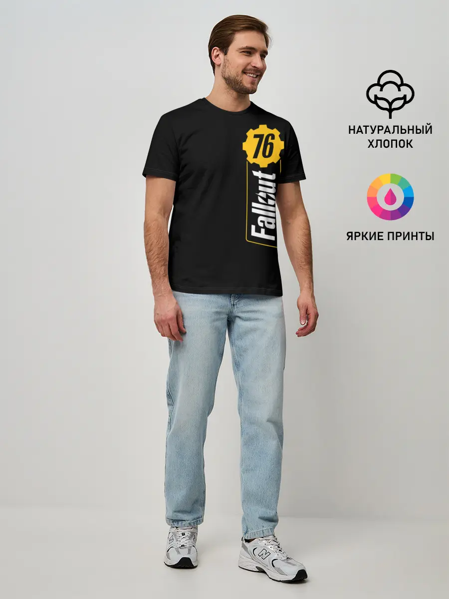 Мужская базовая футболка / FALLOUT_76.