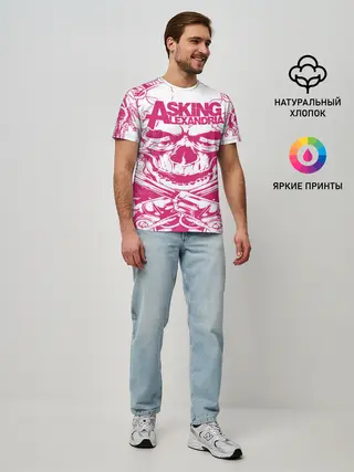 Мужская базовая футболка / Asking Alexandria
