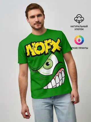 Мужская базовая футболка / NOFX
