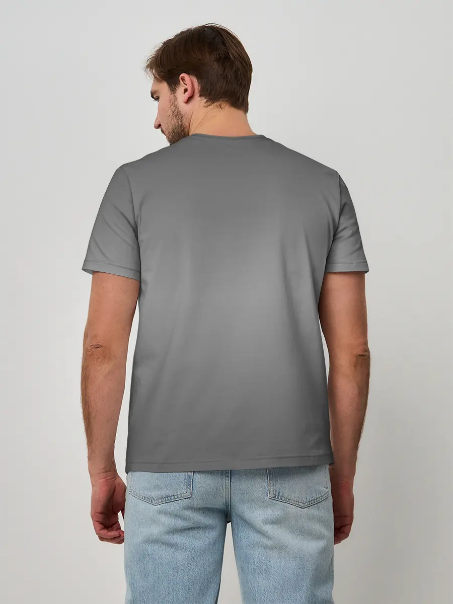 Мужская базовая футболка / Котики в масках