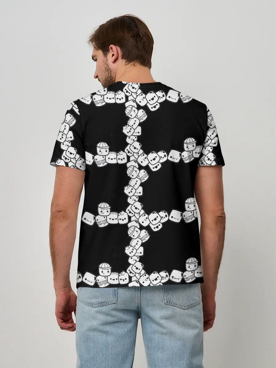 Мужская базовая футболка / Зефирки