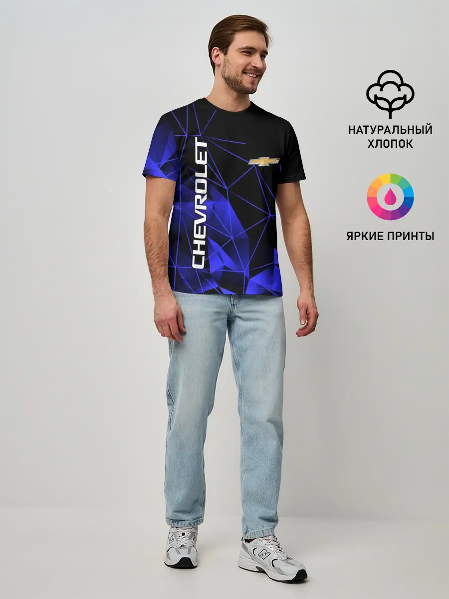 Мужская базовая футболка / CHEVROLET