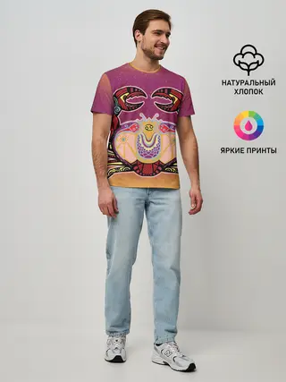 Мужская базовая футболка / Рак