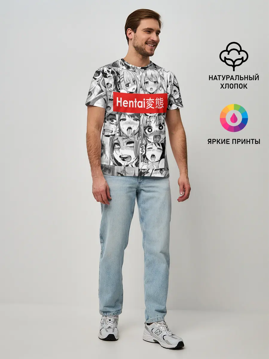 Мужская базовая футболка / Японская анимация