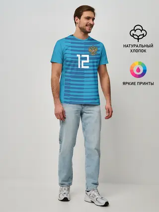 Мужская базовая футболка / Lunev away WC 2018