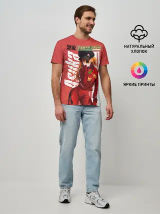 Мужская базовая футболка / Asuka Eva hot