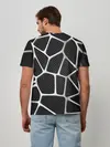 Мужская базовая футболка / Серебряная паутина