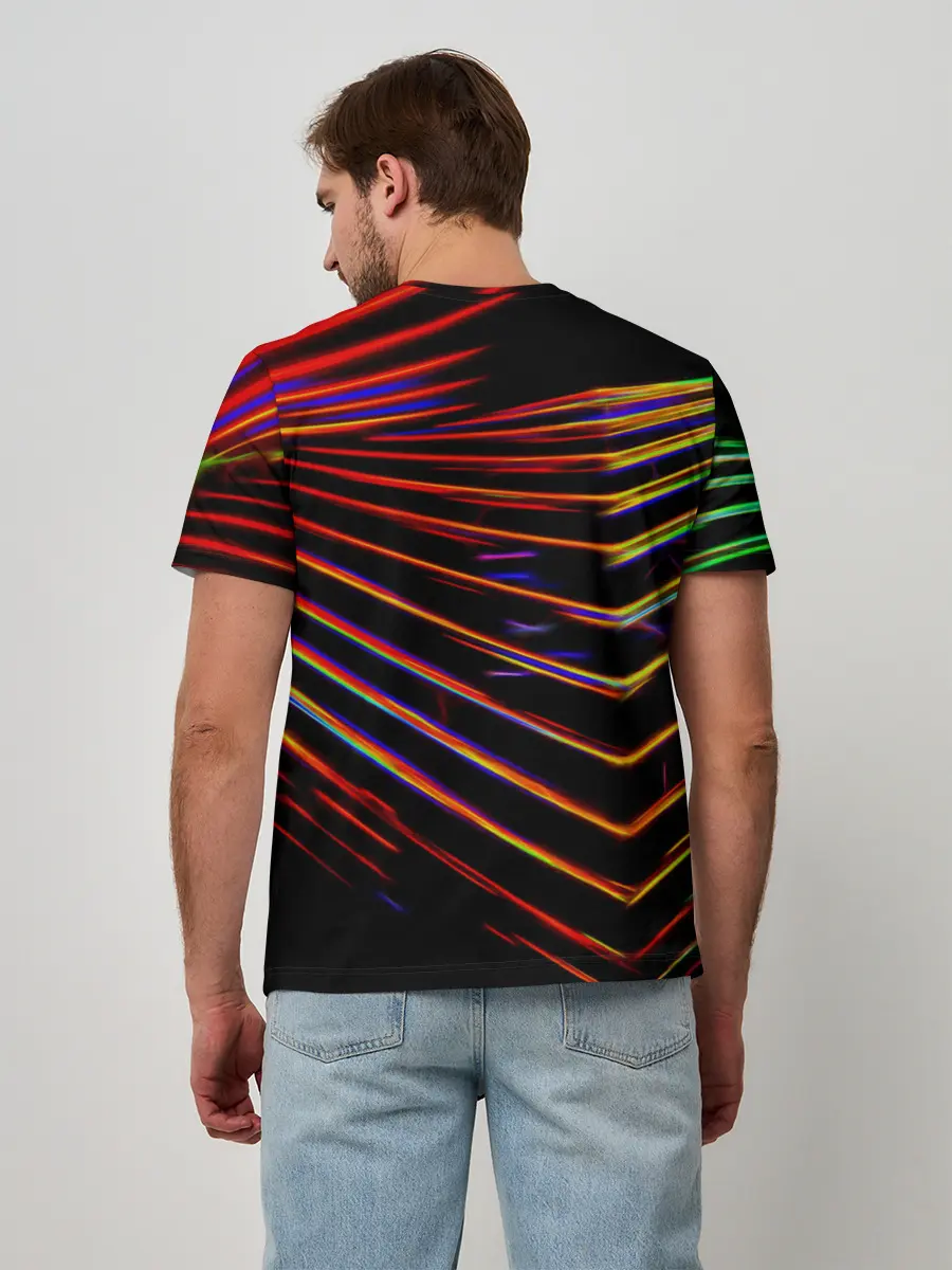 Мужская базовая футболка / STRIPES COLOR