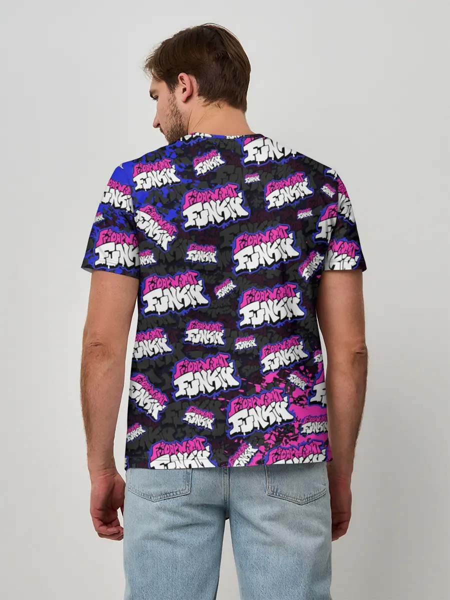 Мужская базовая футболка / FRIDAY NIGHT FUNKIN ЛОГОБОМБИН