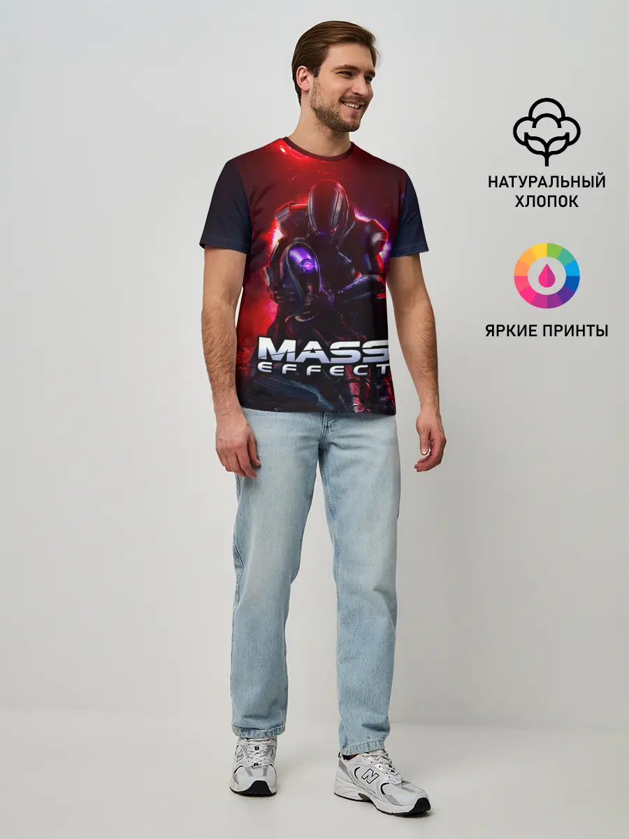 Мужская базовая футболка / Mass Effect