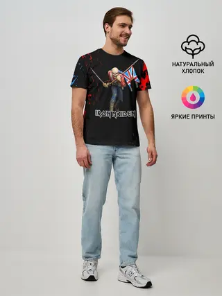 Мужская базовая футболка / IRON MAIDEN | АЙРОН МЕЙДЕН