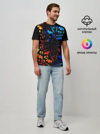 Мужская базовая футболка / MARSMELLO FIRE