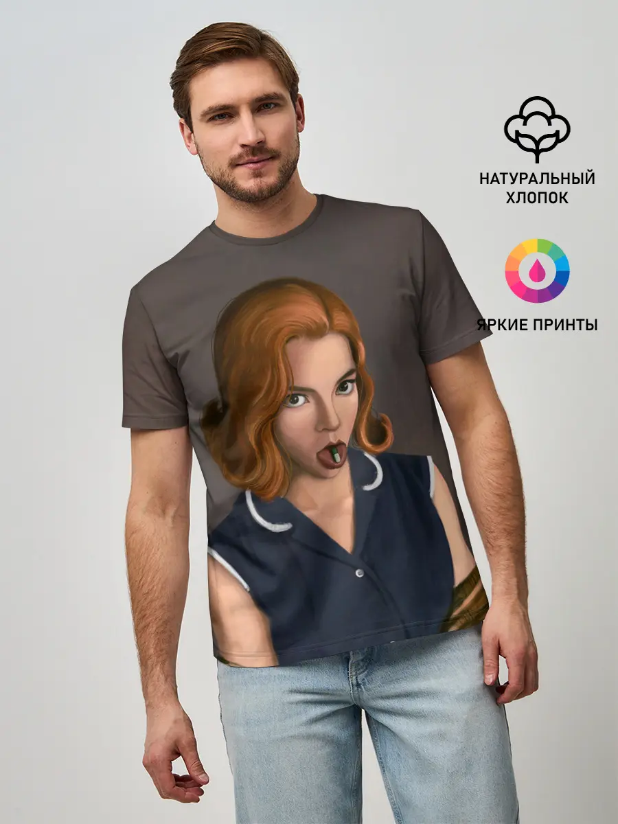 Мужская базовая футболка / Элизабет