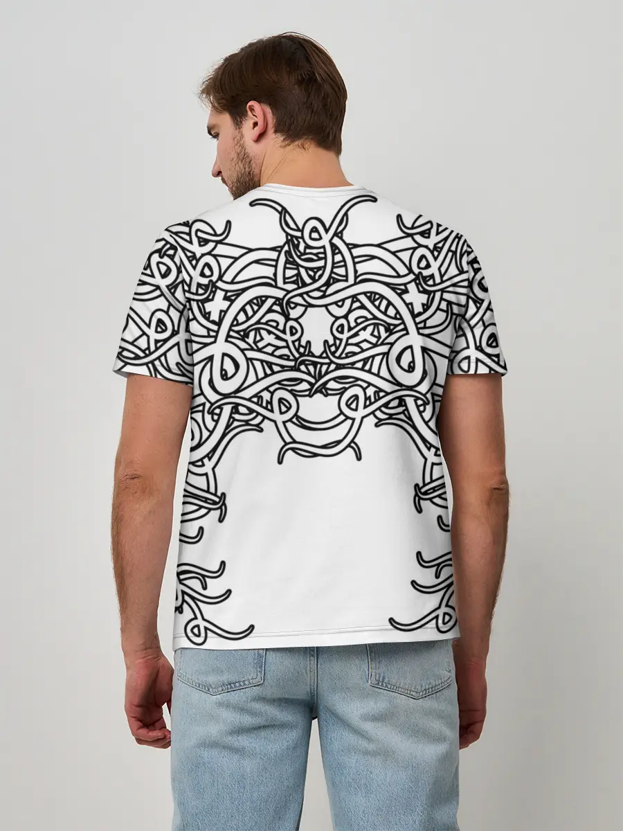 Мужская базовая футболка / Фэнтези мотылёк