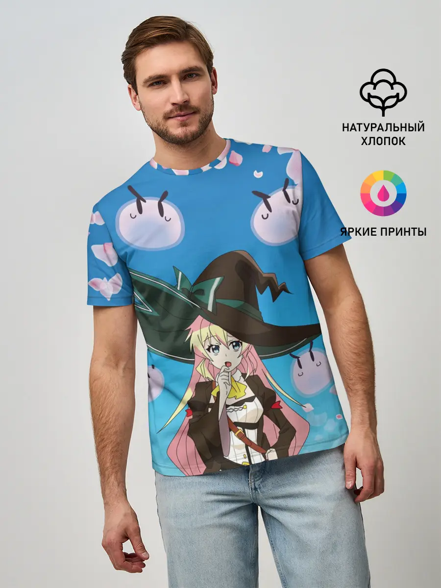 Мужская базовая футболка / Azusa Aizawa