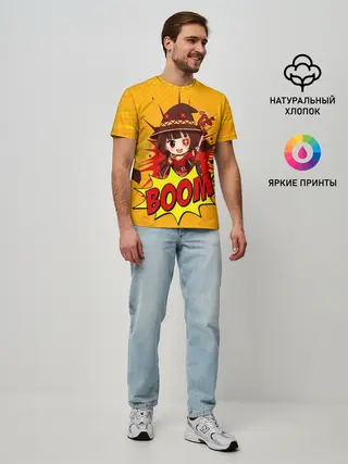 Мужская базовая футболка / Мегумин BOOM