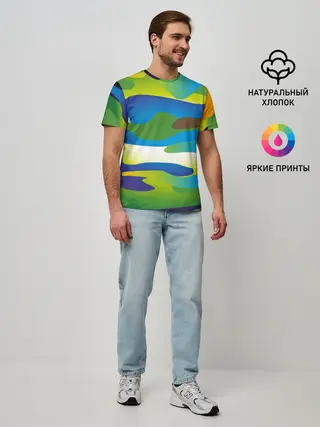 Мужская базовая футболка / CAMOUFLAGE 2022