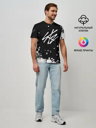 Мужская базовая футболка / Stray Kids