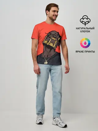 Мужская базовая футболка / Арт с Тревисом