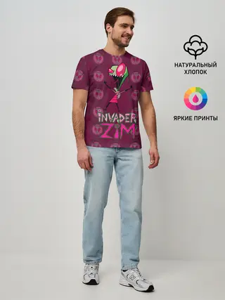 Мужская базовая футболка / Захватчик Зим