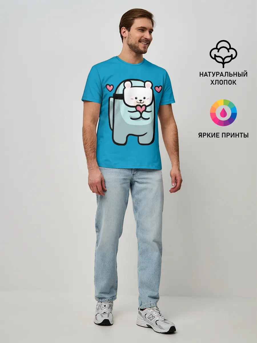 Мужская базовая футболка / Nyan Cat