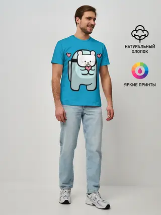 Мужская базовая футболка / Nyan Cat