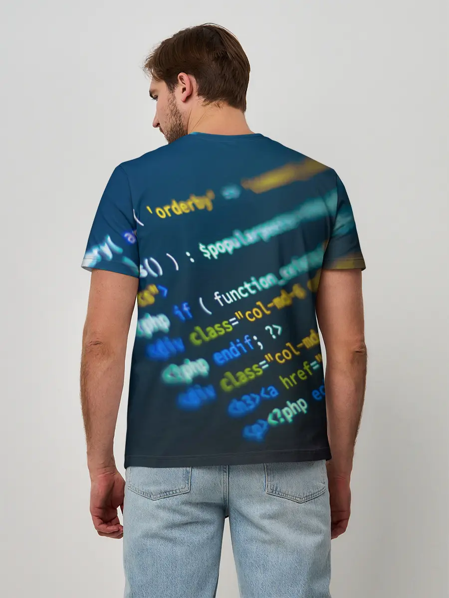 Мужская базовая футболка / Programming collection