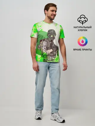 Мужская базовая футболка / Opposing Force | HL