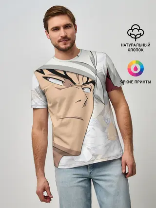 Мужская базовая футболка / Bleach Anime Abarai Renji