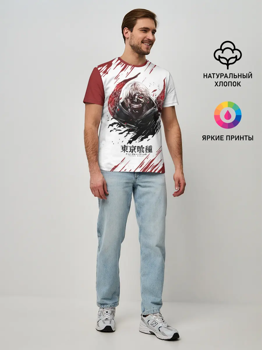 Мужская базовая футболка / Kagune | Tokyo Ghoul