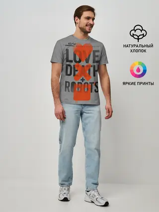Мужская базовая футболка / LoveD+R