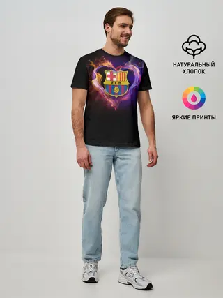Мужская базовая футболка / Barcelona