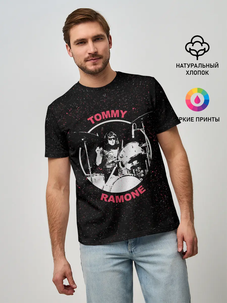 Мужская базовая футболка / Tommy Ramone