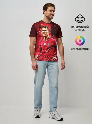 Мужская базовая футболка / Криштиану Роналду