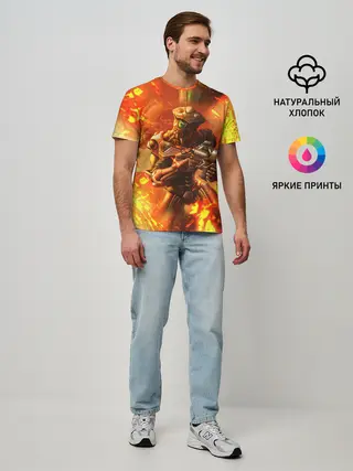 Мужская базовая футболка / Doom ART