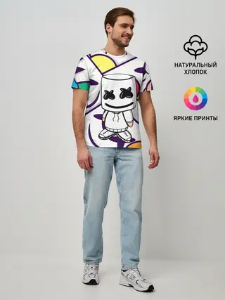 Мужская базовая футболка / MARSHMELLO
