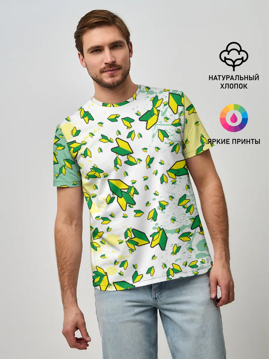 Мужская базовая футболка / JDM | ПАТТЕРН | ЯПОНОВОД