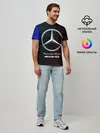 Мужская базовая футболка / MERCEDES / МЕРСЕДЕС