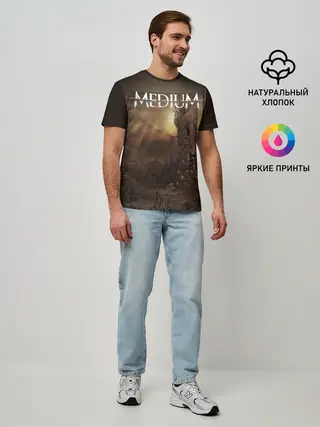 Мужская базовая футболка / Медиум