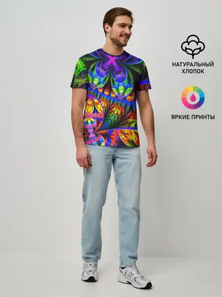 Мужская базовая футболка / ABSTRACTION NEW