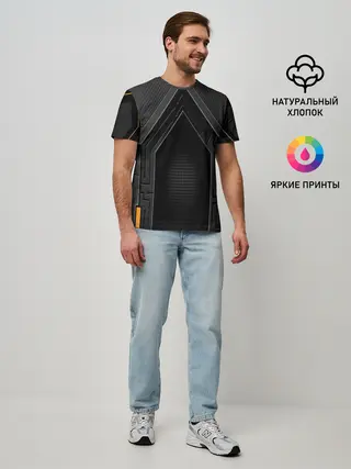 Мужская базовая футболка / Броня робота