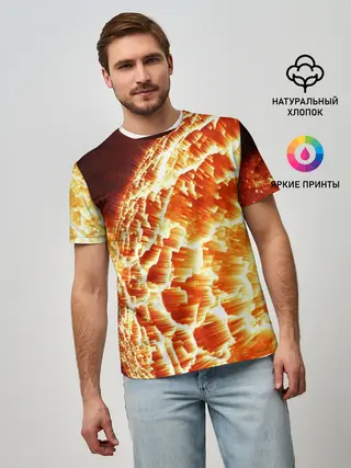 Мужская базовая футболка / Космический объект