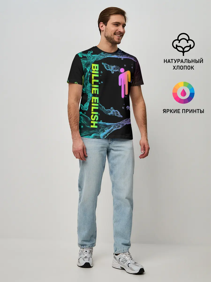 Мужская базовая футболка / BILLIE EILISH