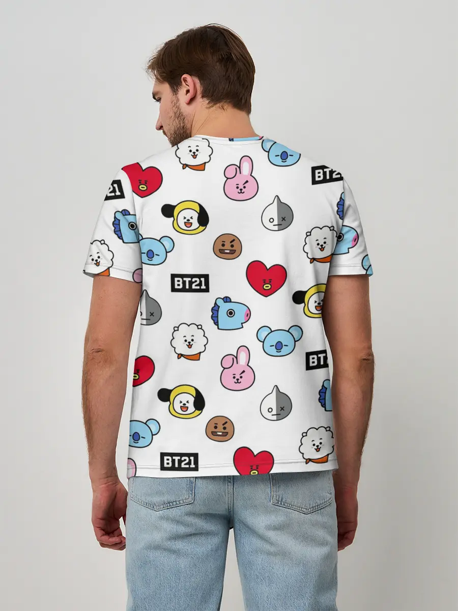 Мужская базовая футболка / BTS | БТС | BANGTAN BOYS | BT21