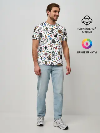 Мужская базовая футболка / Anime Characters