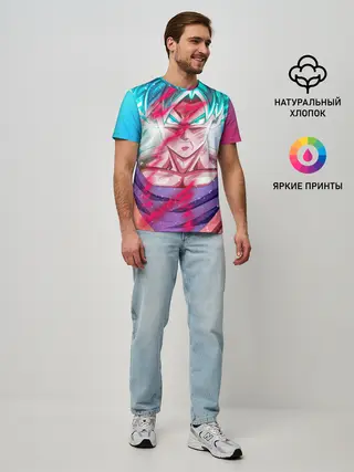 Мужская базовая футболка / Гоку