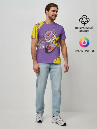 Мужская базовая футболка / Лион | Dota 2