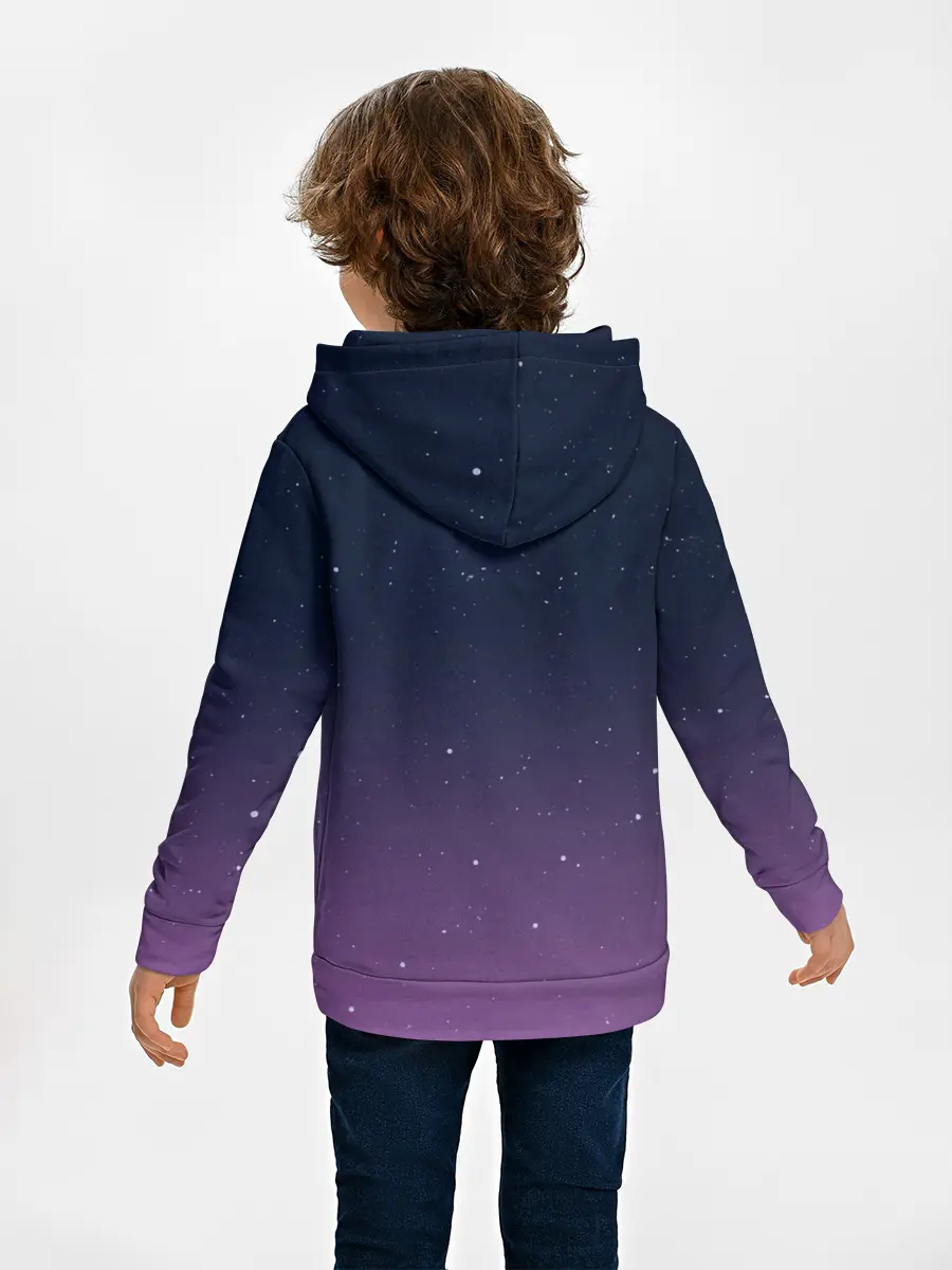 Детское худи / Тихиро летает с драконом в ночном небе